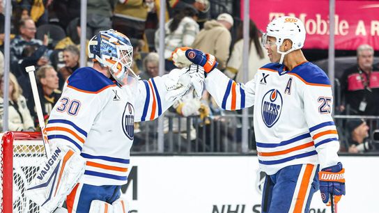 Home ice advantage up for grabs as Golden Knights face Oilers taken at T-Mobile Arena (Vegas Golden Knights). Photo by RJ Forbus-The Sporting Tribune