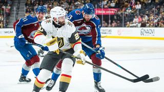 Golden Knights have chance to clinch playoff berth against Avalanche taken at Ball Arena (Vegas Golden Knights). Photo by RJ Forbus-The Sporting Tribune