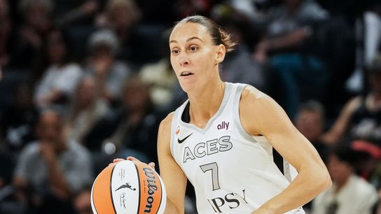 Aces outmuscle Japan en route to impressive 94-78 victory in exhibition taken at Michelob ULTRA Arena (Las Vegas Aces). Photo by Kalin Sipes-The Sporting Tribune