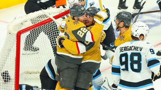 Golden Knights hoping to regain series lead after emotional victory taken at T-Mobile Arena (Vegas Golden Knights). Photo by RJ Forbus-The Sporting Tribune