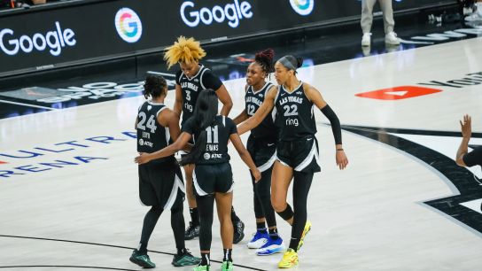 How the culture of the Aces shaped a successful offseason taken in Las Vegas (Las Vegas Aces). Photo by DJ Cabanlong-The Sporting Tribune