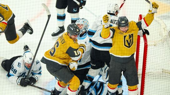 Pavel Dorofeyev’s redemption pushes Mammoth to edge of extinction taken at T-Mobile Arena (Vegas Golden Knights). Photo by RJ Forbus-The Sporting Tribune