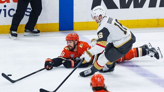 Shorthanded Golden Knights hope to advance to Conference Finals taken at Honda Center (Vegas Golden Knights). Photo by Steven Park-The Sporting Tribune