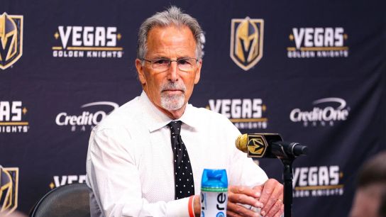Golden Knights punished severely for Game Six media availability controversy taken in Las Vegas (Vegas Golden Knights). Photo by RJ Forbus-The Sporting Tribune
