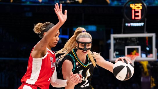 A’ja Wilson extends her WNBA record with Player of the Month Award taken in Las Vegas (Las Vegas Aces). Photo by John Panganiban-The Sporting Tribune