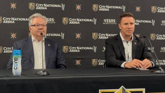 Ryan Craig officially introduced as Golden Knights head coach taken at City National Arena (Vegas Golden Knights). Photo by Derek Hegna-The Sporting Tribune