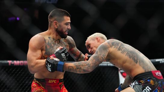 Ilia Topuria KOs Charles Oliveira in first round of UFC 317 main event taken at T-Mobile Arena (UFC)