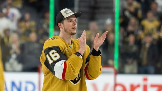 Golden Knights reach answer on Pavel Dorofeyev question on Night One of Draft taken in Las Vegas (Vegas Golden Knights). Photo by DJ Cabanlong-The Sporting Tribune