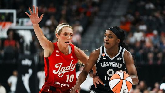 Fatigue hits Aces hard in loss to Fever as Wilson’s loss looms large taken at T-Mobile Arena (Las Vegas Aces). Photo by Kalin Sipes-The Sporting Tribune