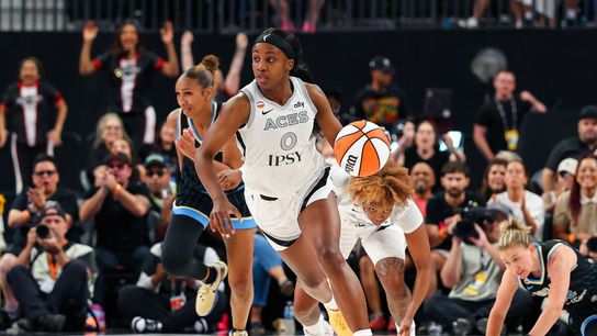 Aces’ Jackie Young joining A’ja Wilson in 2026 All-Star Game taken in Las Vegas (Las Vegas Aces). Photo by RJ Forbus-The Sporting Tribune