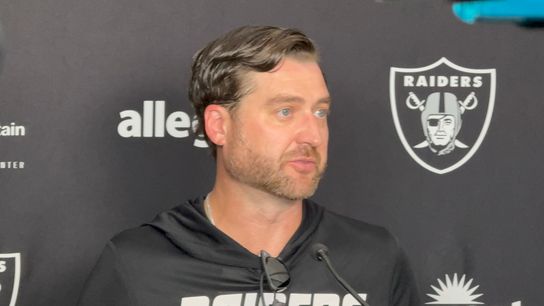 Battles on offense takes center stage as Raiders training camp begins taken at Intermountain Healthcare Performance Center (Las Vegas Raiders). Photo by Derek Hegna-The Sporting Tribune