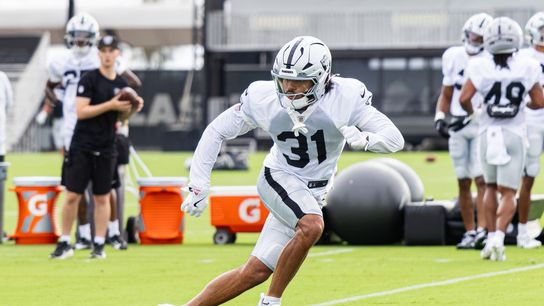 Depth emerging in multiple position groups as unheralded Raiders impress taken at Intermountain Healthcare Performance Center (Las Vegas Raiders). Photo by RJ Forbus-The Sporting Tribune