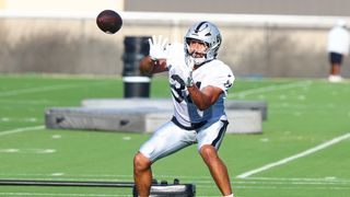 Raiders seeking improvement through intense day of training camp taken at Intermountain Healthcare Performance Center (Las Vegas Raiders). Photo by RJ Forbus-The Sporting Tribune