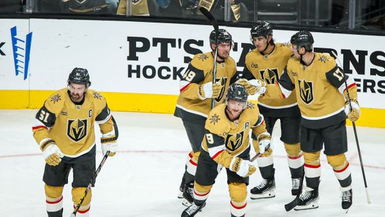 Golden Knights aiming to keep points streak alive versus Calgary Flames taken at City National Arena (Vegas Golden Knights)