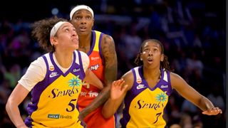 Ariel Atkins finds her rhythm despite another tough Sparks loss taken Crypto.com Arena (Los Angeles Sparks). Photo by Jayne Kamin-Oncea-Imagn Images