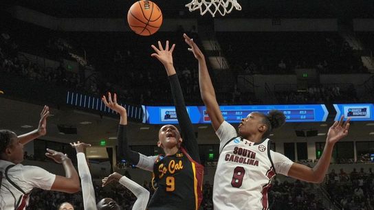 No. 9 USC dismantled by No. 1 South Carolina in second round of NCAA tournament taken Colonial Life Arena (USC Trojans). Photo by Ken Ruinard / USA Today Network South Carolina / USA TODAY NETWORK via Imagn Images