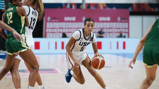 Jazzy Davidson averaged 14.5 points, 4.1 rebounds and 3.8 assists for the USA U19 National Team at the 2025 FIBA World Cup.