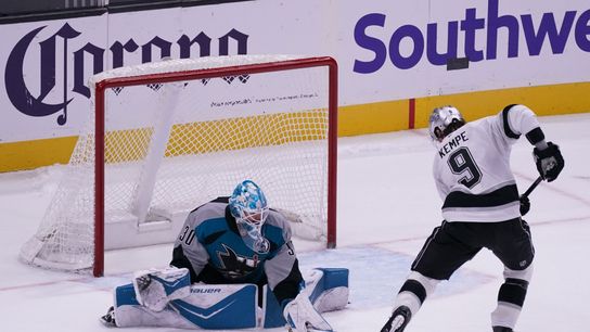 Kempe's late score can't save Kings in shootout loss to Sharks taken at SAP Center (Los Angeles Kings)