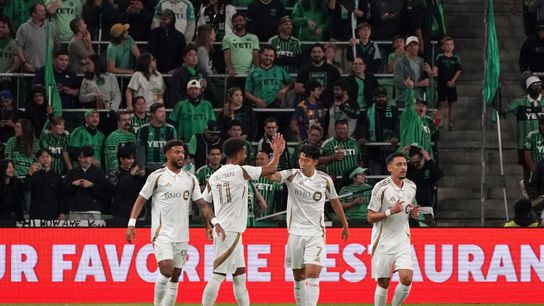 Bouanga's brace leads LAFC to Western Semifinals in knockout victory over Austin FC taken at Q2 Stadium (LAFC)
