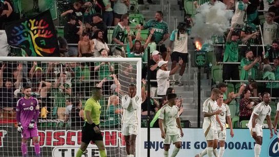Austin FC puts LAFC's winning streak to a halt with late score taken at Q2 Stadium (LAFC)