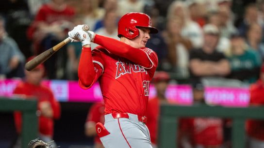 Short-handed Angels lineup struggles to produce in sluggish loss to Mariners taken at T-Mobile Park (Los Angeles Angels)