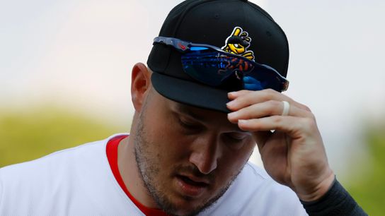 Mike Trout exits early during first rehab game in Salt Lake (Los Angeles Angels)