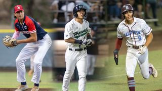 Three Hawai'i high school graduates get drafted in 2025 MLB Draft taken in Honolulu  (Hawaii). Photo by Michael Lasquero photo illustration.