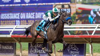 Santa Anita Saturday: Gold Rush Features Cal-Breds taken at Santa Anita Park (Horse Racing). Photo by Del Mar / Benoit