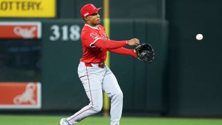 Angels blanked by Orioles in Moore's debut taken at Camden Yards (Los Angeles Angels). Photo by Daniel Kucin Jr.-Imagn Images