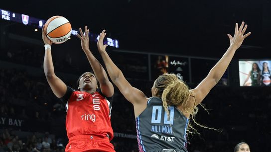 NaLyssa Smith hits 1,500 career points taken at Michelob Ultra Arena (Las Vegas Aces)