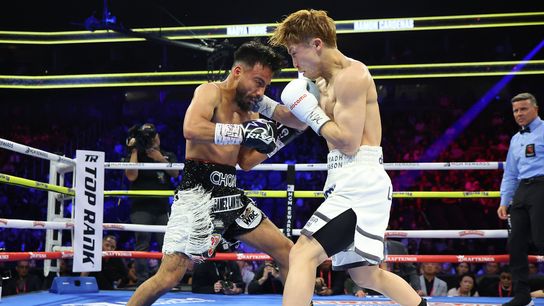 Naoya Inoue survives second-round scare en route to eighth-round TKO victory over Ramon Cardenas taken at T-Mobile Arena (Boxing)