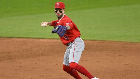 Missed opportunities sink Angels against Guardians taken Progressive Field (Los Angeles Angels). Photo by David Richard-Imagn Images