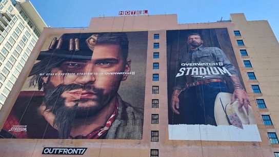 Luka Dončić partners with Overwatch 2’s Stadium Mode in Season 18 taken in Los Angeles  (Los Angeles Lakers)