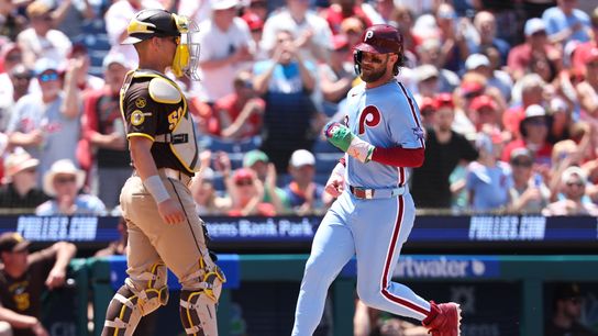 Padres skid continues as Phillies complete season-series sweep taken at Citizens Bank Park (TST San Diego). Photo by Bill Streicher-Imagn Images