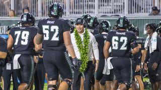 Hawai‘i holds off New Mexico State behind big nights from Uiliata, Harris taken at Clarence T.C. Ching Athletics Complex. (Hawaii)