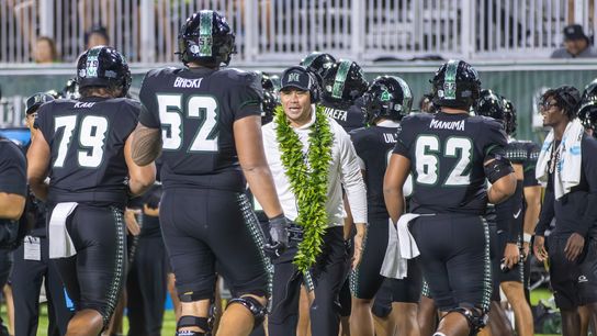 Hawai‘i holds off New Mexico State behind big nights from Uiliata, Harris taken at Clarence T.C. Ching Athletics Complex. (Hawaii)