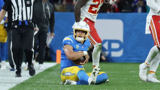 Herbert, Chargers stun Chiefs 27-21 in Brazil to open NFL season taken at Corinthians Arena (Los Angeles Chargers)