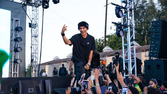 Chino Pacas preforms during 