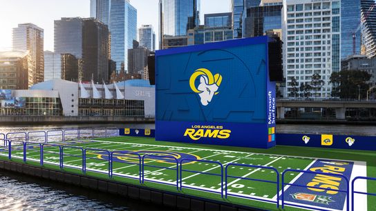 Rams bringing an LA-style tailgate — and a floating football field — to Melbourne for historic NFL game taken in Melbourne  (Los Angeles Rams). Photo by Los Angeles Rams