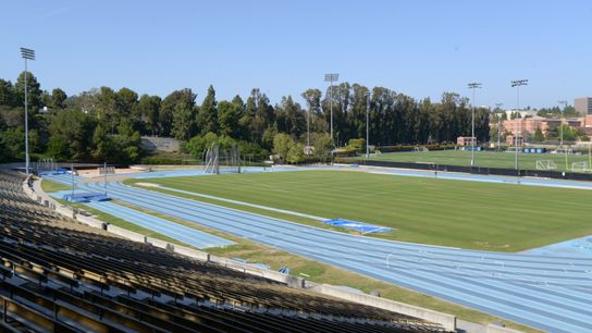 May 11, 2017; Los Angeles, CA, USA; General overall view of Drake Stadium on the campus of UCLA. the facility is a proposed track and field practice site for the 2024 Los Angeles Olympic Games.