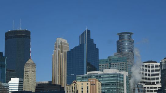  A view of the downtown Minneapolis skyline