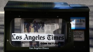 After losing $50 million in 2024 and seeing print circulation drop below 70,000 in 2025, Los Angeles Times plans to go public in 2026 taken in Los Angeles (Sports Media). Photo by Kirby Lee-Imagn Images