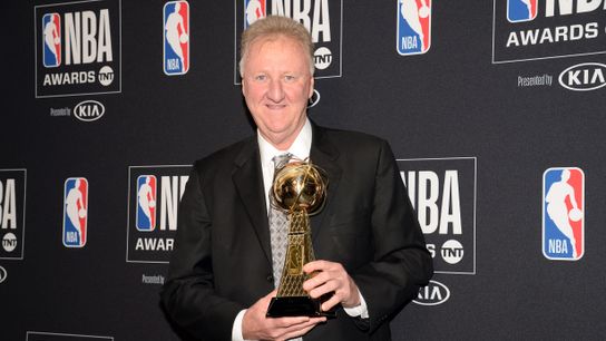Wooden Award Flashback: Larry Bird makes history at Indiana State taken in Los Angeles (Wooden Award)