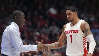 Wooden Award Flashback: Obi Toppin shows why he was tops in college basketball  taken in Los Angeles (Wooden Award). Photo by David Kohl-Imagn Images