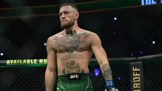 Conor McGregor addresses the last five years ahead of UFC 329 taken in Las Vegas (UFC). Photo by Gary A. Vazquez-Imagn Images