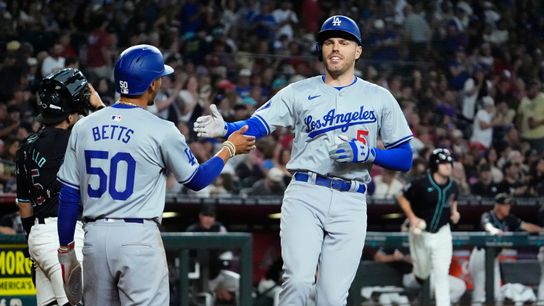 Dodgers' Freeman smashes 2 HR's, Ohtani steals 3 bases in rout of D-Backs taken at Citi Field (Los Angeles Dodgers)