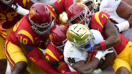 USC-Notre Dame annual rivalry game in jeopardy after 2026  taken in Los Angeles (USC)