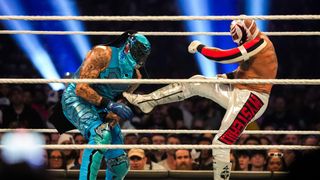 Saturday Night's Main Event to be headlined this Saturday by Penta's Intercontinental Title defense against Ethan Page taken LOS ANGELES (WWE). Photo by IMAGN
