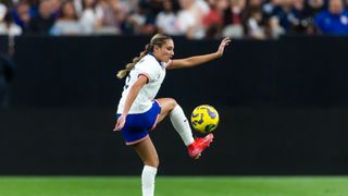 Angel City trio called up to U-23 USWNT  (uswnt). Photo by Mark J. Rebilas-Imagn Images