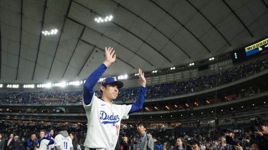 Roki Sasaki punches out eight and tops out at 100 mph in recent rehab outing taken in Oklahoma City (Los Angeles Dodgers)